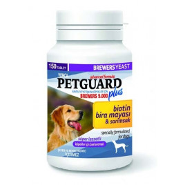 Petguard 150 Adet Biotin ve Sarımsaklı Bira Mayası Kedi Tableti | Kedi Vitamini